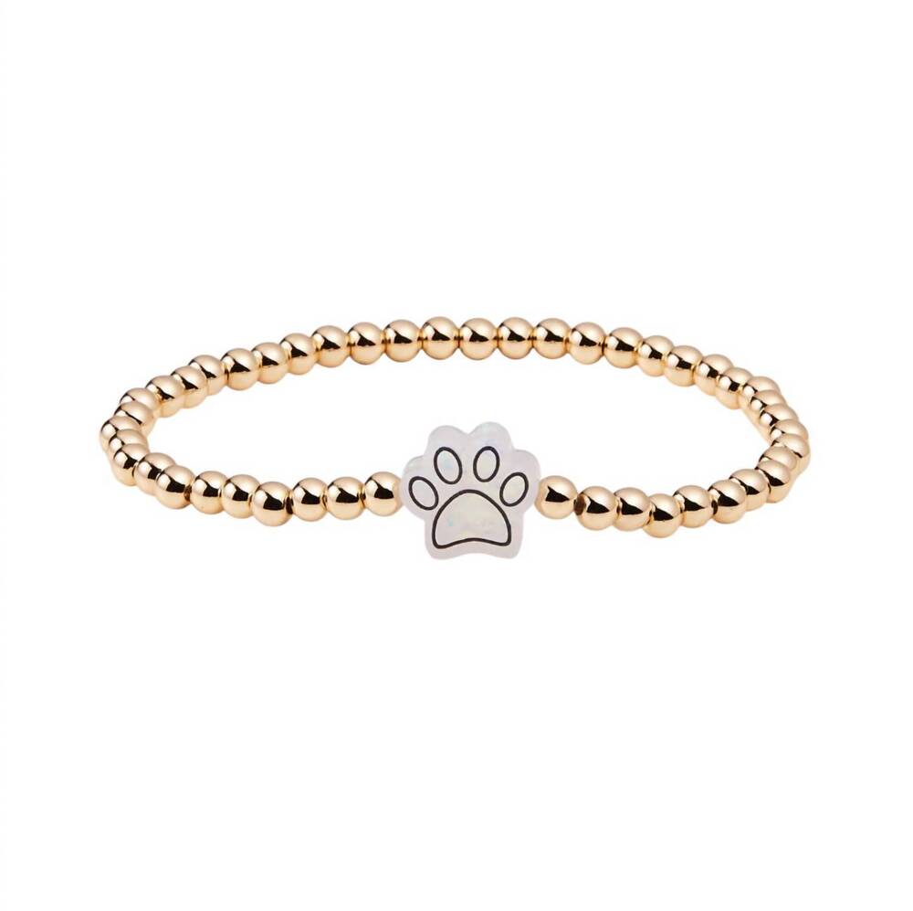 NEW HOLY WATER BRACELET women's pawprint bracelet in gold